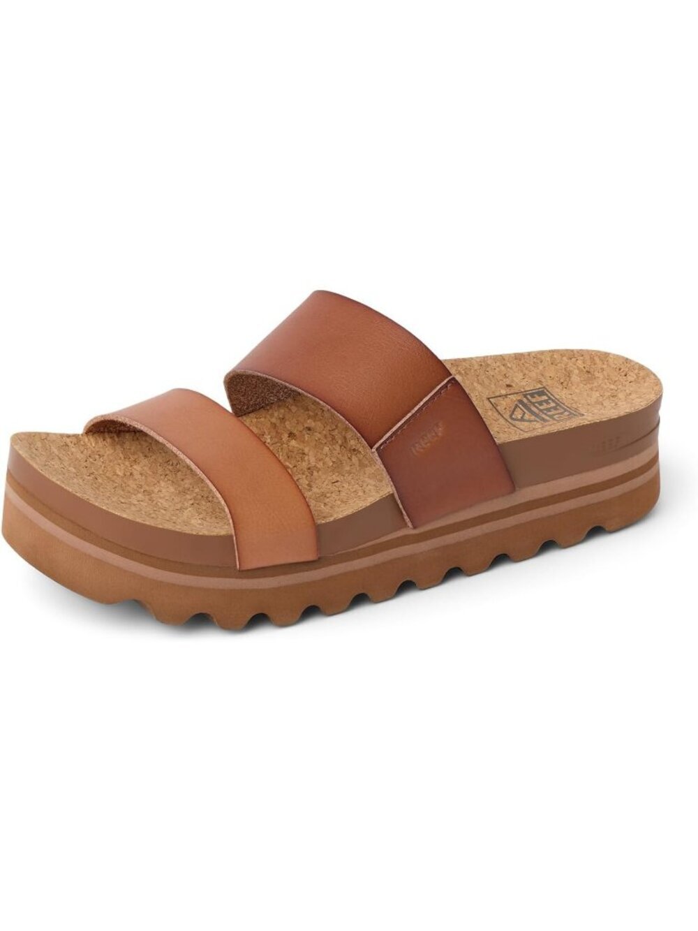 Women Espresso Duo Arch Support Ultra Soft Cushion Footbed Platform Sandal Shoes